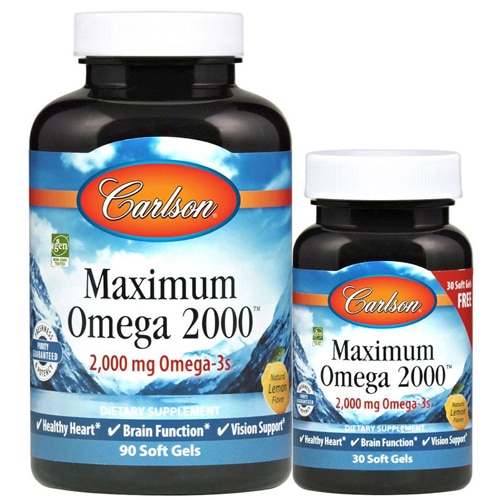 Carlson Maximum Omega 2000 Natural Lemon