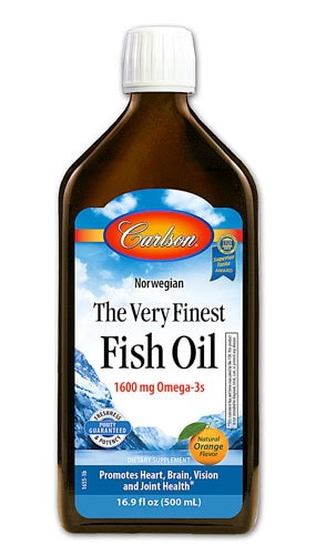 Carlson Norwegian The Very Finest Fish Oil Natural Orange