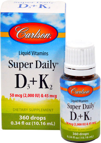 Carlson Super Daily D3 plus K2