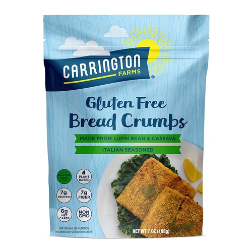 Carrington Farms Gluten Free Keto Bread Crumbs Italian Seasoned