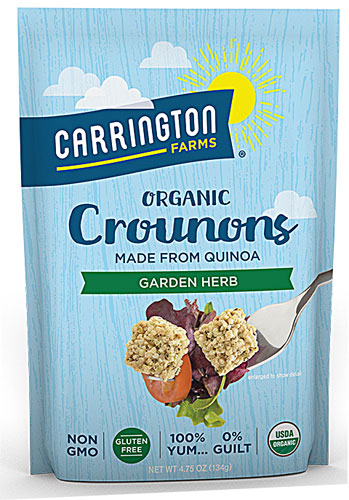 Carrington Farms Organic Crounons from Quinoa Gluten Free Garden Herb