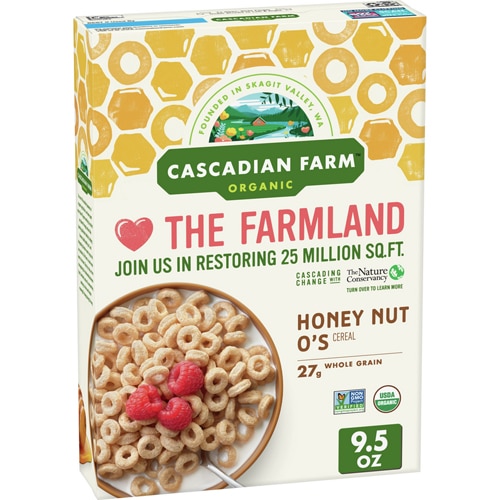 Cascadian Farm Organic Honey Nut O's Cereal