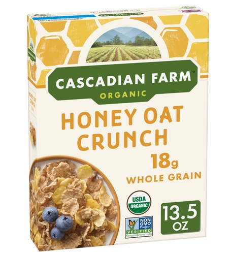 Cascadian Farm Organic Cereal Honey Oat Crunch