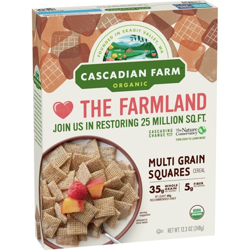 Cascadian Farm Organic Cereal Multi Grain Squares