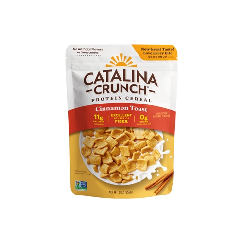 Catalina Crunch Gluten Free Keto Friendly Cereal Cinnamon Toast