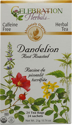 Celebration Herbals Organic Dandelion Root Roasted Tea Caffeine Free