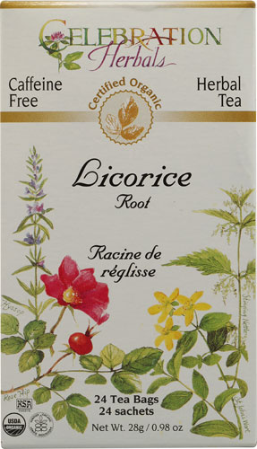 Celebration Herbals Organic Licorice Root Tea Caffeine Free