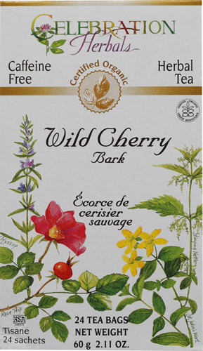 Celebration Herbals Organic Wild Cherry Bark Tea Caffeine