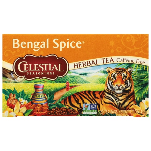 Celestial Seasonings Herbal Tea Caffeine Free Bengal Spice