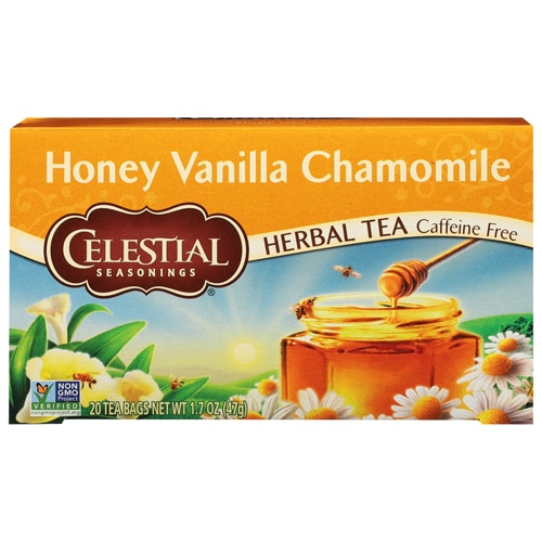 Celestial Seasonings Herbal Tea Caffeine Free Honey Vanilla Chamomile