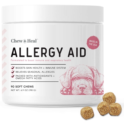 Chew + Heal Allergy Aid Immune Boost Supplement for Dogs