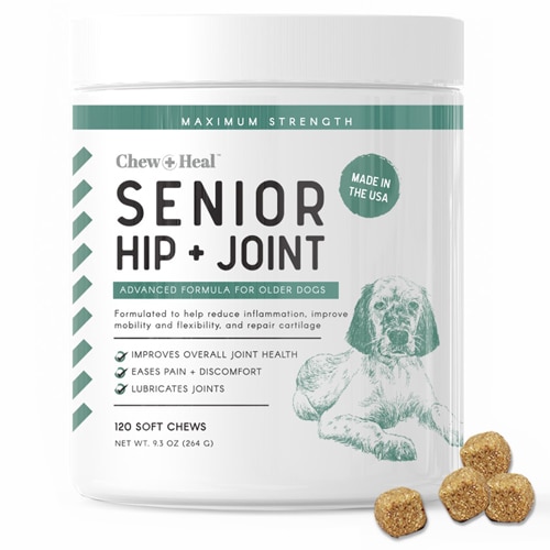 Chew + Heal Senior Hip & Joint Advanced Formula for Dogs