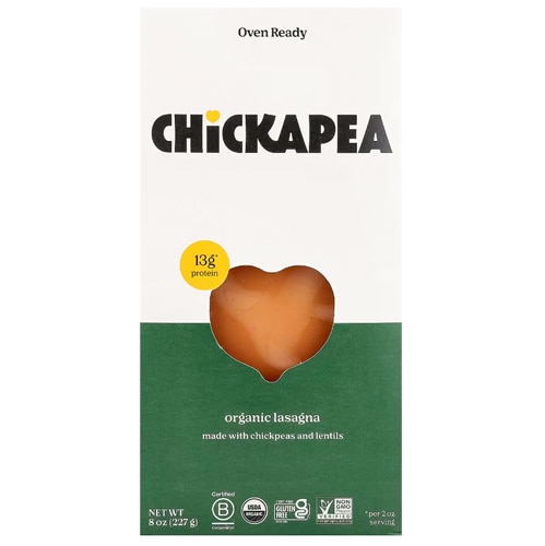 Chickapea Non-GMO Organic Lasagna Pasta