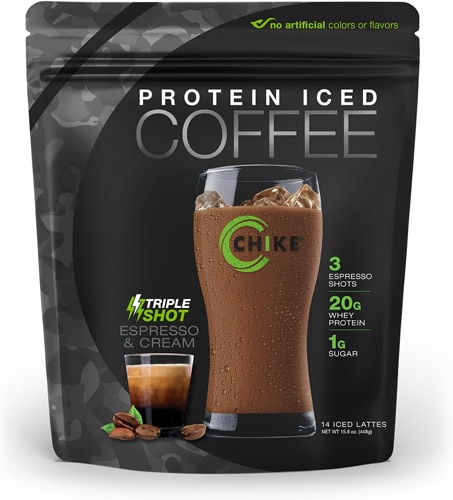 Chike Nutrition Protein Iced Coffee Triple Shot Espresso & Cream