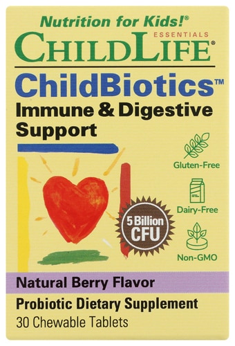 Childlife Childbiotics Immune & Digestive Support Natural Berry