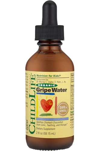 Childlife Infant Organic Gripe Water Colic Teething Hiccups Drops