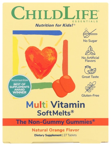 Childlife Multi Vitamin SoftMelts Natural Orange