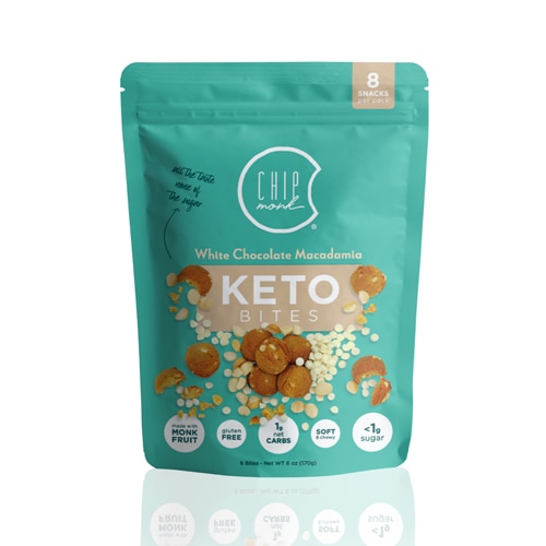 ChipMonk Keto Cookie Bites White Chocolate Macadamia