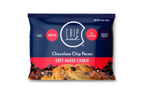 ChipMonk Keto Soft Baked Cookie Chocolate Chip Pecan