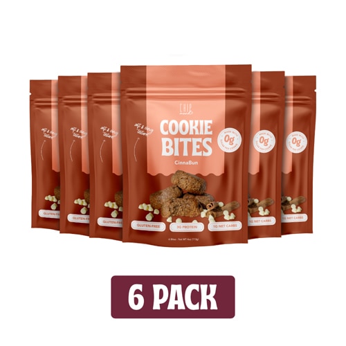 ChipMonk Sugar Free Cookie Bites Cinnabun