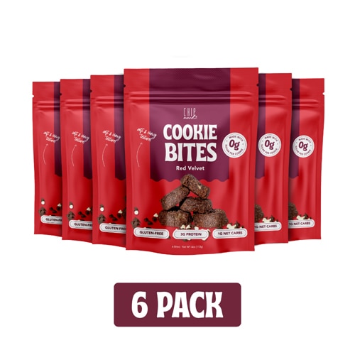 ChipMonk Sugar Free Cookie Bites Red Velvet