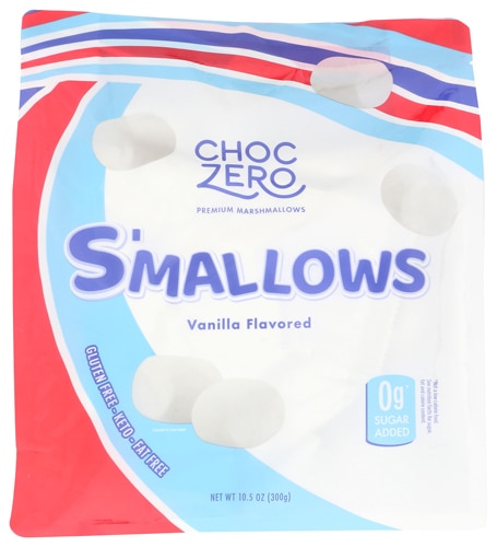 ChocZero Marshmellows Gluten Free Keto Fat Free S'Mallows Vanilla