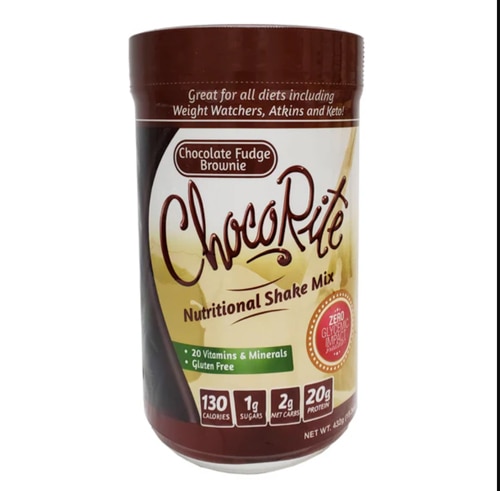 ChocoRite Protein Shake Mix Chocolate Fudge Brownie