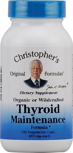 Christopher's Thyroid Maintenance