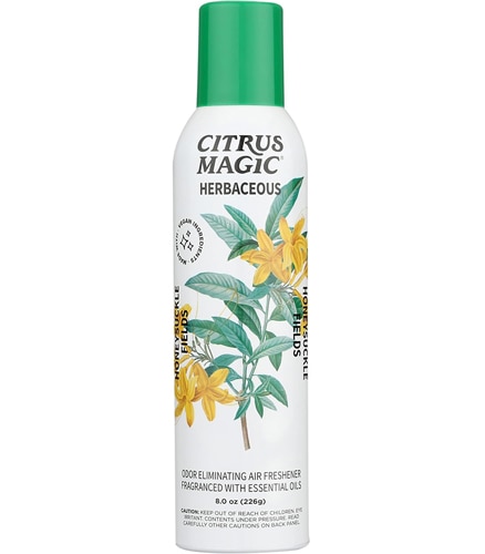 Citrus Magic Air Freshener Spray Herbaceous Odor Eliminating - Honeysuckle Fields