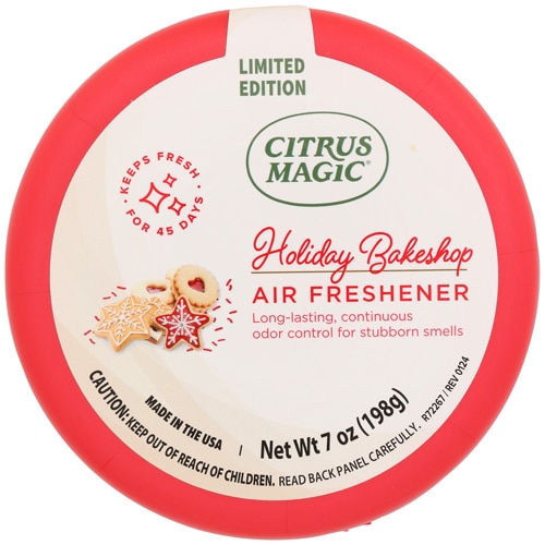 Citrus Magic Holiday Odor Absorbing Solid Air Freshener Holiday Bakeshop