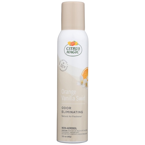 Citrus Magic Natural Odor Eliminating Air Freshener Spray Orange Vanilla Swirl