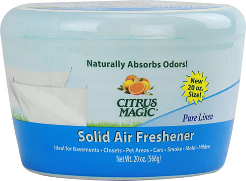 Citrus Magic Odor Absorbing Solid Air Freshener Pure Linen