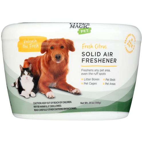 Citrus Magic Pet Odor Absorbing Solid Air Freshener Fresh Citrus