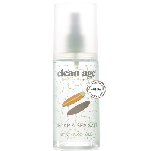Clean Age Deodorant + Body Spray - Cedar & Sea Salt