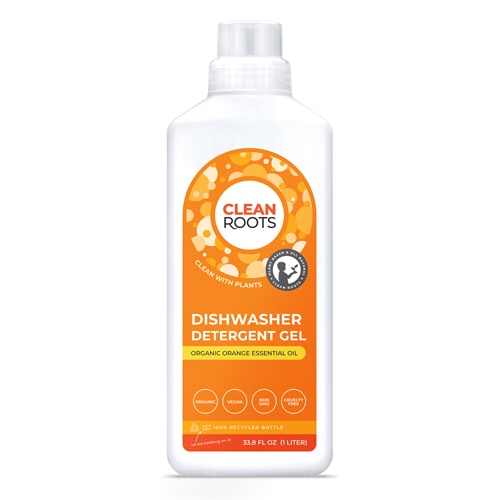 Clean Roots Dishwasher Detergent Gel Organic Orange
