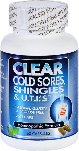 Clear Products Clear Cold Sores, Shingles & UTI'S