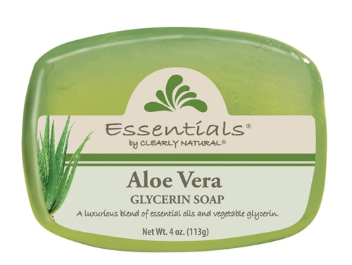 Clearly Natural Essentials Glycerin Bar Soap Aloe Vera