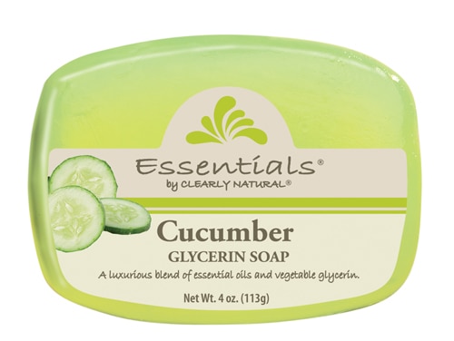 Clearly Natural Essentials Glycerin Bar Soap Cucumber