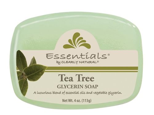 Clearly Natural Essentials Glycerin Bar Soap Tea Tree