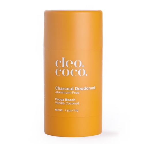 Cleo+Coco Charcoal Deodorant Aluminum Free - Cocoa Beach - Vanilla Coconut