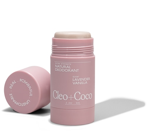 Cleo+Coco Natural Deodorant Extra Strength Aluminum Free - Lavender Vanilla