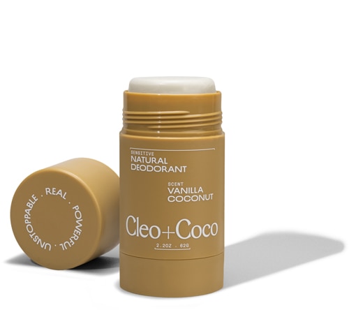 Cleo+Coco Natural Deodorant Sensitive Aluminum Free - Vanilla Coconut