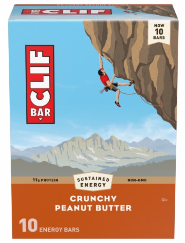 Clif Bar Non-GMO Energy Bars Crunchy Peanut Butter