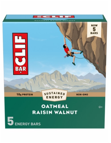 Clif Bar Non-GMO Energy Bars Oatmeal Raisin Walnut