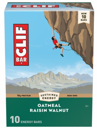 Clif Bar Non-GMO Energy Bars Oatmeal Raisin Walnut