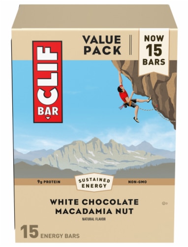 Clif Bar Non-GMO Energy Bars White Chocolate Macadamia Nut