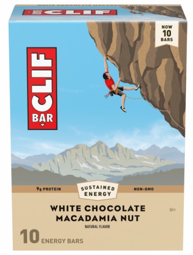 Clif Bar Non-GMO Energy Bars White Chocolate Macadamia Nut