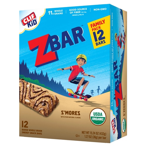 Clif Bar Organic Kid ZBar S'mores