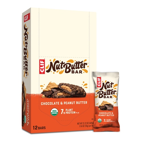 Clif Organic Nut Butter Filled Energy Bars Chocolate Peanut Butter