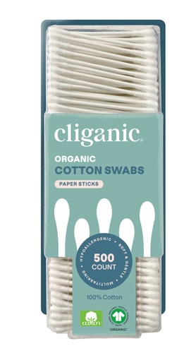 Cliganic Organic Cotton Swabs